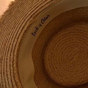 Lack of Color Straw Hat with Ribbon